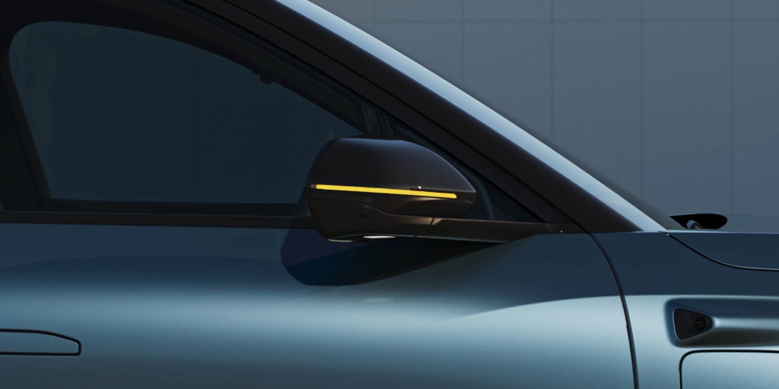 Invisible Side Mirror Turn Signals