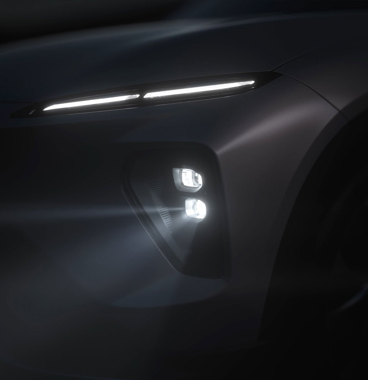 Smart Matrix LED Headlights + LiDAR Smart Matrix LED Headlights + LiDAR